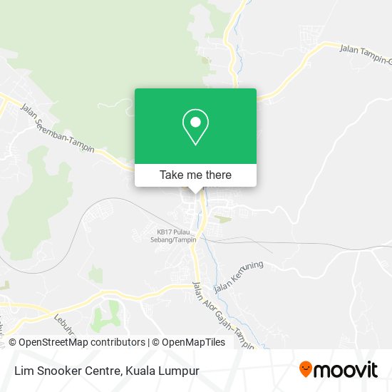 Lim Snooker Centre map