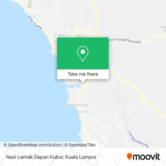 Nasi Lemak Depan Kubur map
