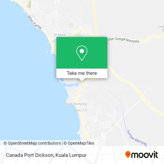 Canada Port Dickson map