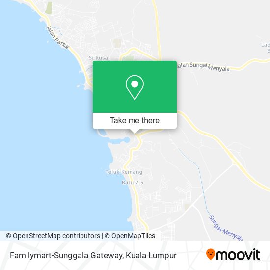 Familymart-Sunggala Gateway map