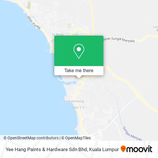 Yee Hang Paints & Hardware Sdn Bhd map