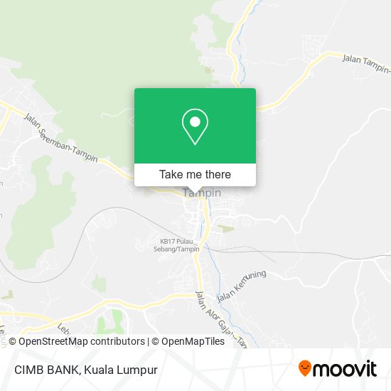 CIMB BANK map