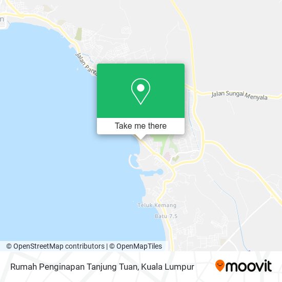 Peta Rumah Penginapan Tanjung Tuan