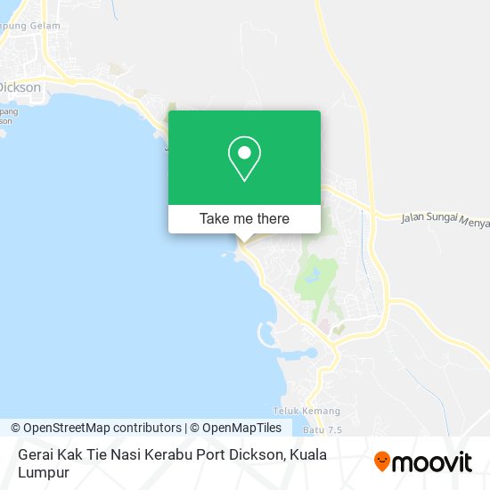 Gerai Kak Tie Nasi Kerabu Port Dickson map