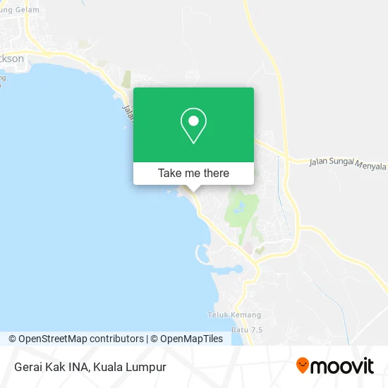Gerai Kak INA map