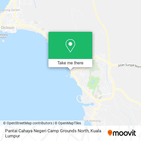 Pantai Cahaya Negeri Camp Grounds North map