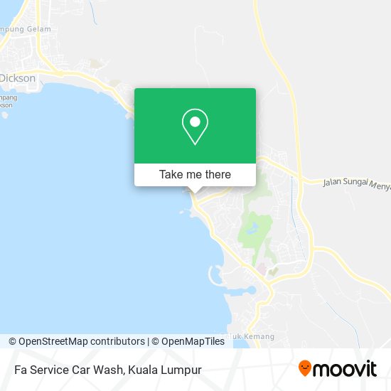 Fa Service Car Wash map