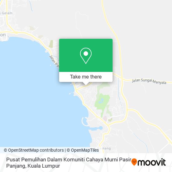 Peta Pusat Pemulihan Dalam Komuniti Cahaya Murni Pasir Panjang
