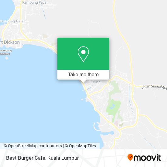 Best Burger Cafe map