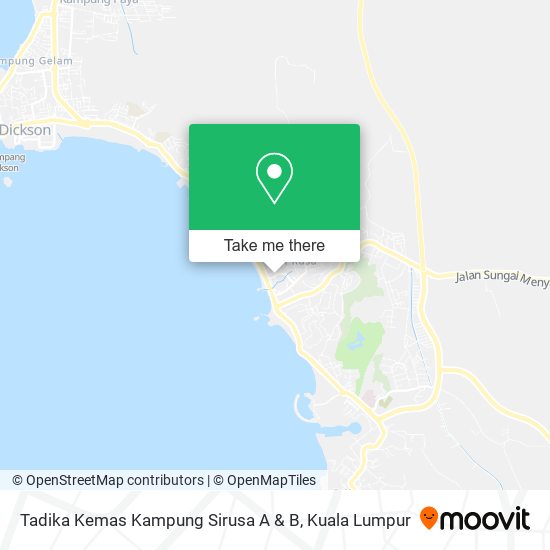 Tadika Kemas Kampung Sirusa A & B map