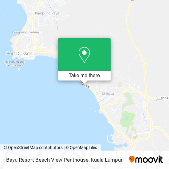 Bayu Resort Beach View Penthouse map