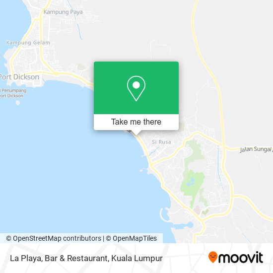 La Playa, Bar & Restaurant map