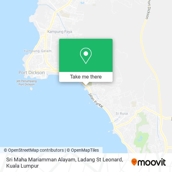 Sri Maha Mariamman Alayam, Ladang St Leonard map