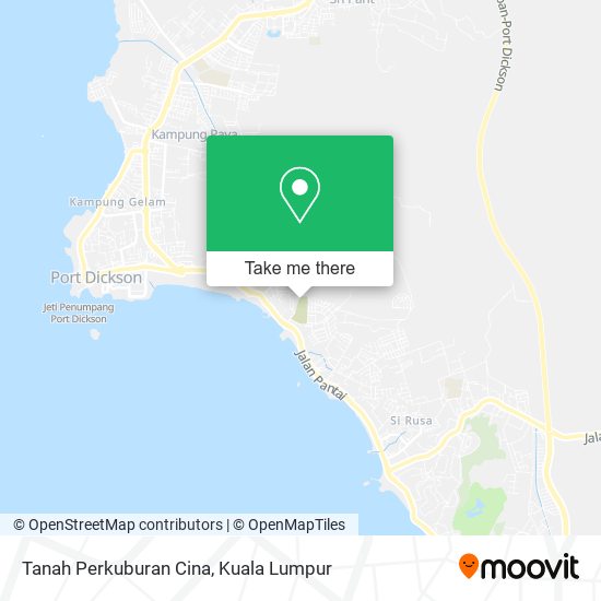 Peta Tanah Perkuburan Cina