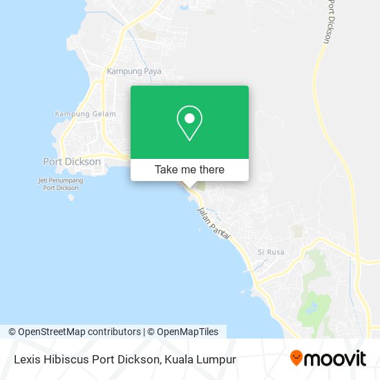 Lexis Hibiscus Port Dickson map