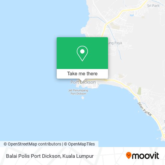 Balai Polis Port Dickson map