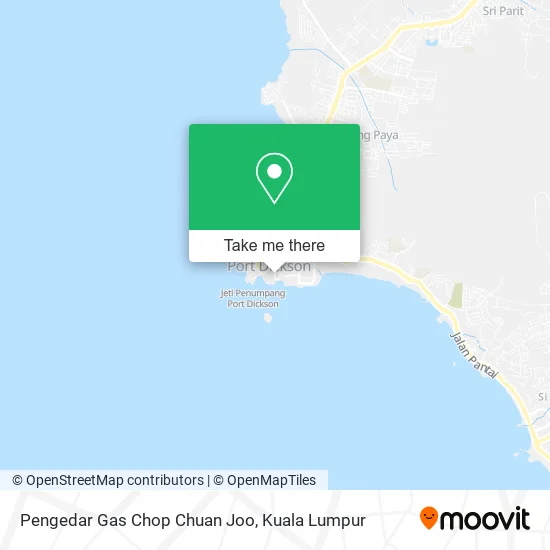 Pengedar Gas Chop Chuan Joo map