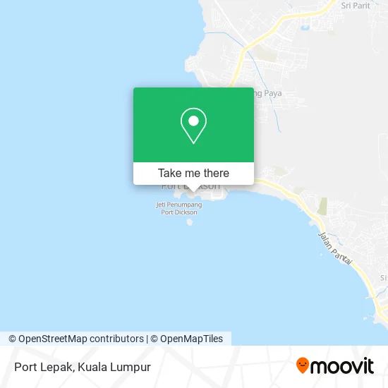 Port Lepak map