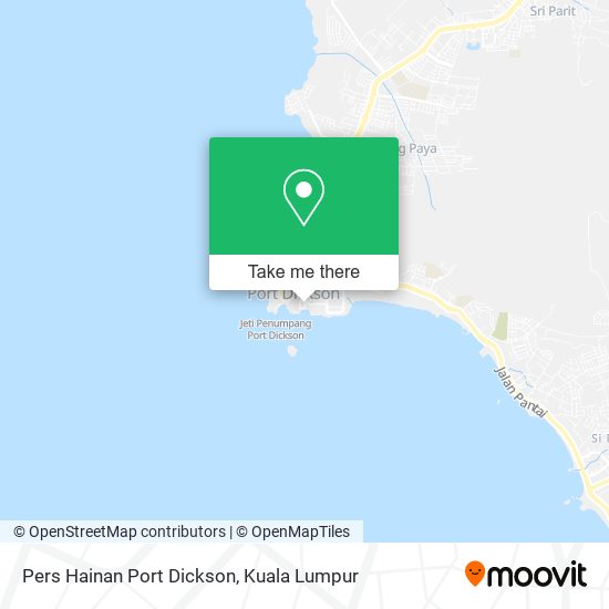 Pers Hainan Port Dickson map