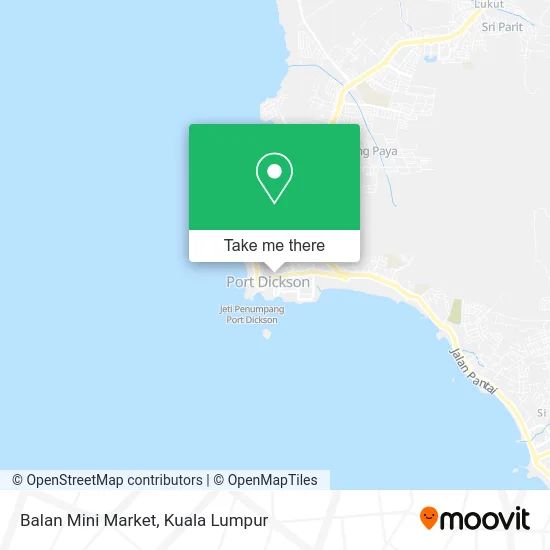Balan Mini Market map