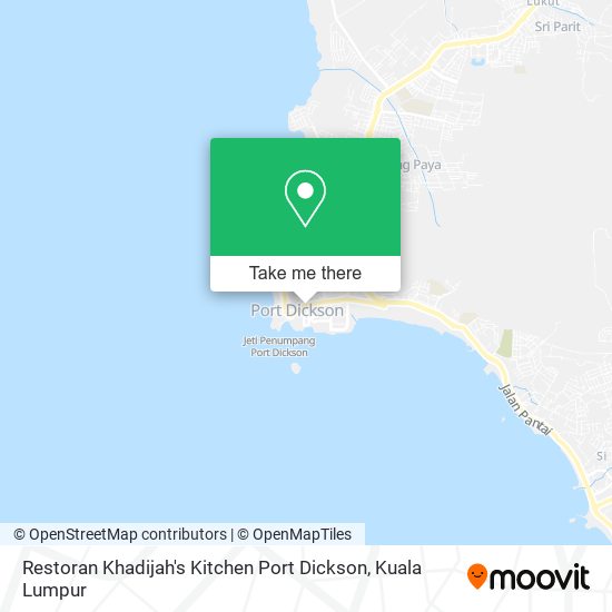Peta Restoran Khadijah's Kitchen Port Dickson