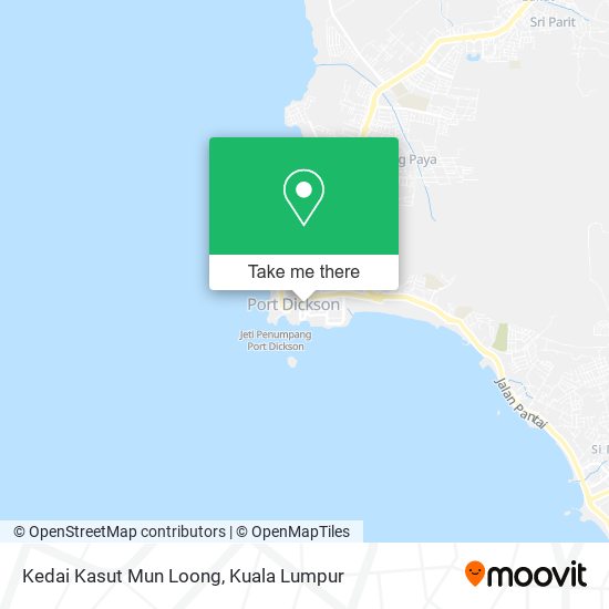 Peta Kedai Kasut Mun Loong
