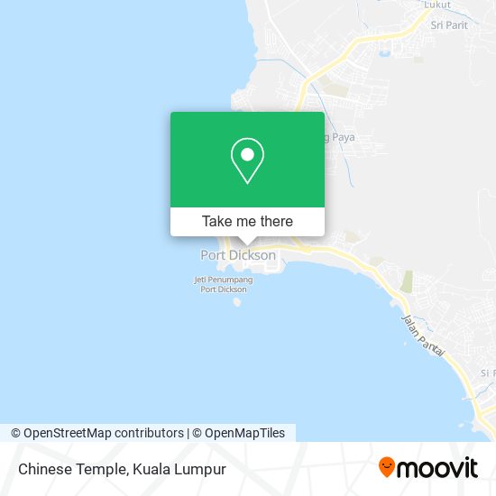 Chinese Temple map