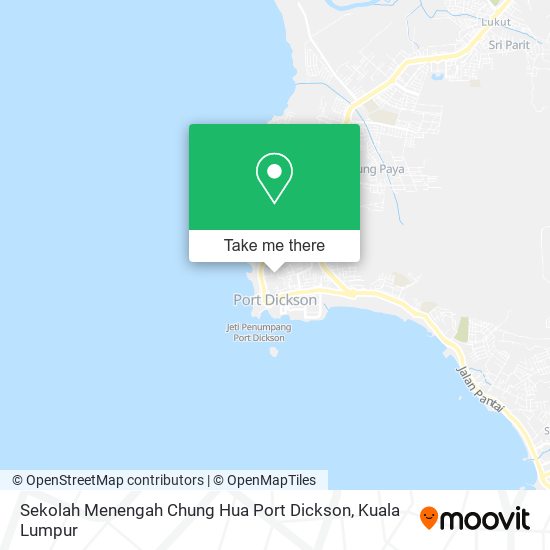 Peta Sekolah Menengah Chung Hua Port Dickson