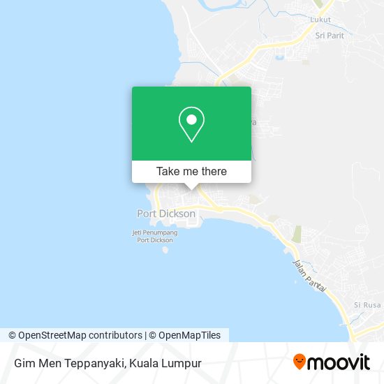 Gim Men Teppanyaki map