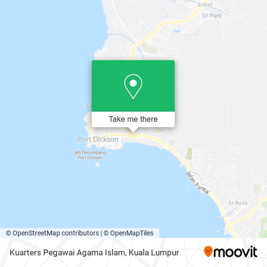 Kuarters Pegawai Agama Islam map
