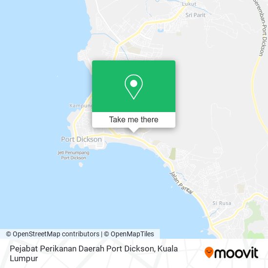 Pejabat Perikanan Daerah Port Dickson map