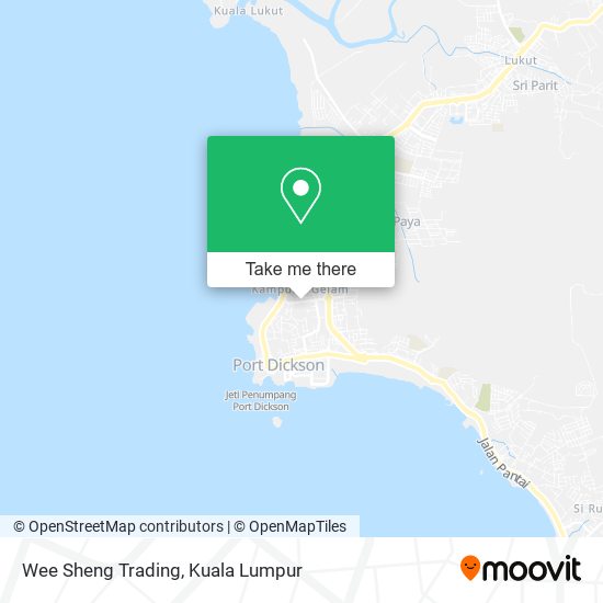 Wee Sheng Trading map