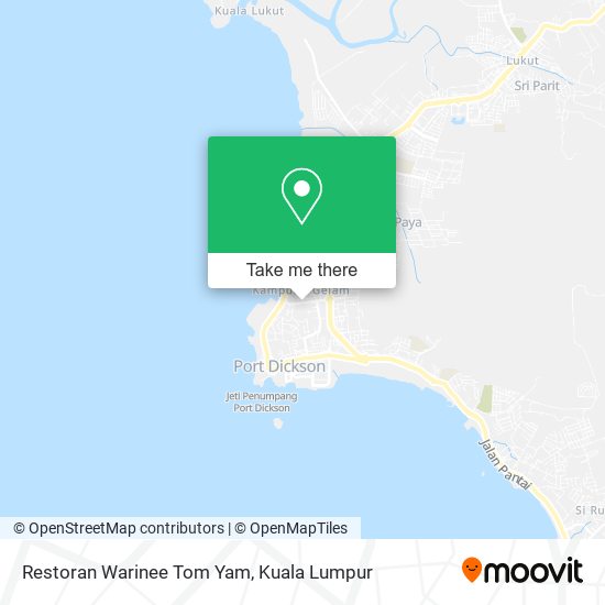 Restoran Warinee Tom Yam map