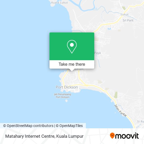 Matahary Internet Centre map