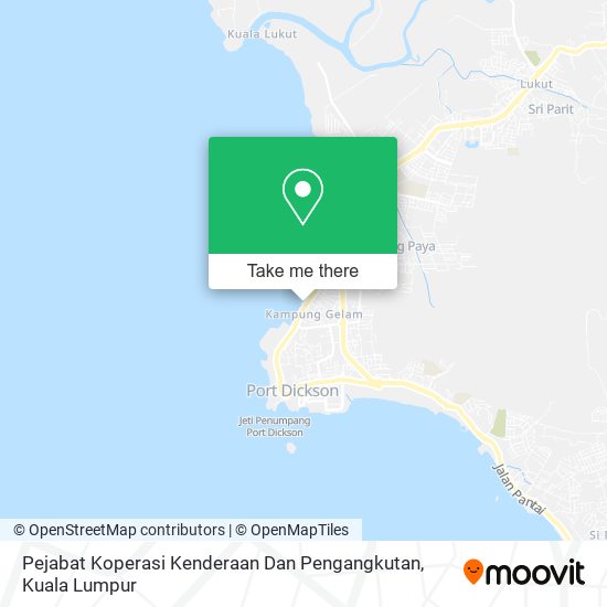 Pejabat Koperasi Kenderaan Dan Pengangkutan map