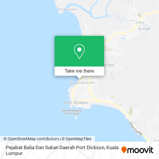 Peta Pejabat Belia Dan Sukan Daerah Port Dickson