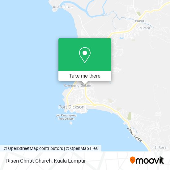 Risen Christ Church map