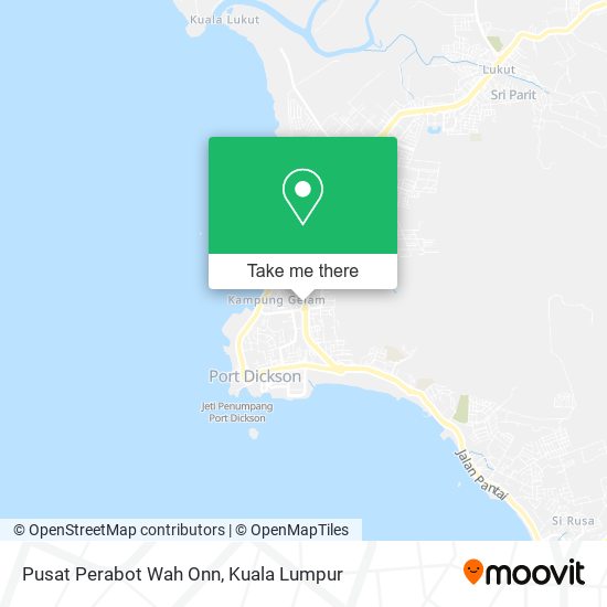 Pusat Perabot Wah Onn map