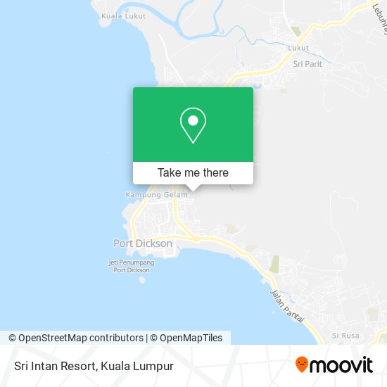 Sri Intan Resort map