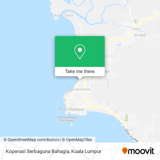 Koperasi Serbaguna Bahagia map