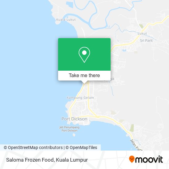 Saloma Frozen Food map