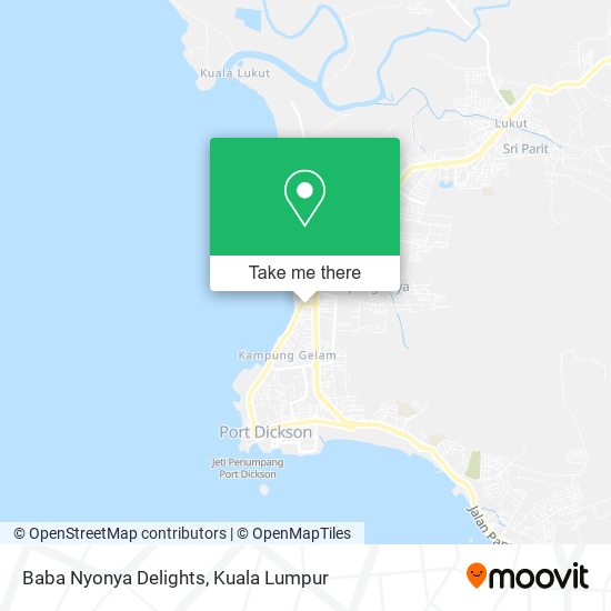 Baba Nyonya Delights map