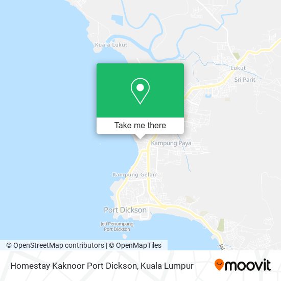 Homestay Kaknoor Port Dickson map