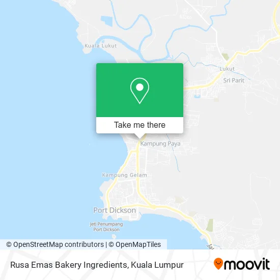 Rusa Emas Bakery Ingredients map