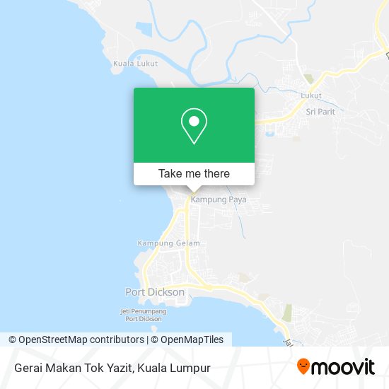 Gerai Makan Tok Yazit map