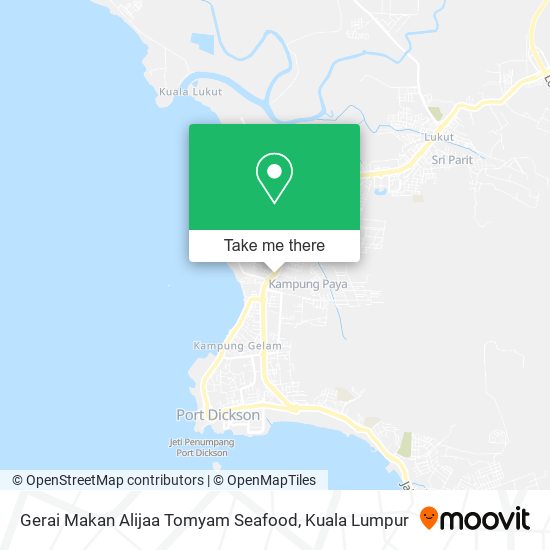 Gerai Makan Alijaa Tomyam Seafood map