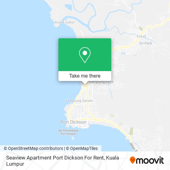 Seaview Apartment Port Dickson For Rent map
