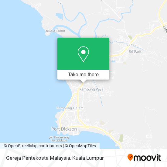 Gereja Pentekosta Malaysia map