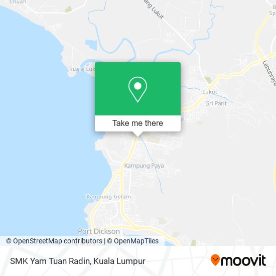 SMK Yam Tuan Radin map