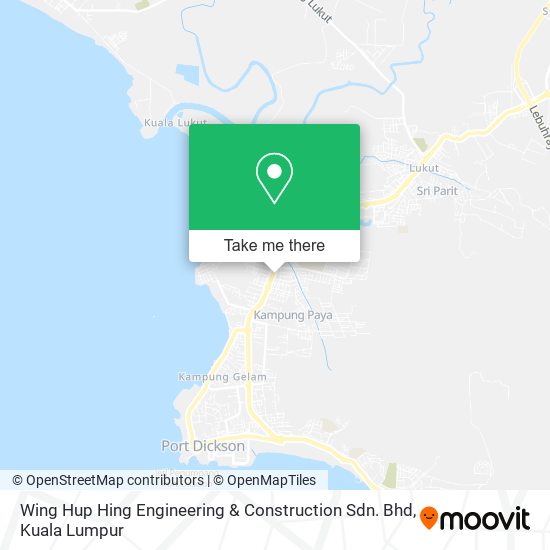 Peta Wing Hup Hing Engineering & Construction Sdn. Bhd
